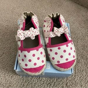 Robeez Pink Polka Dot Dress Shoes